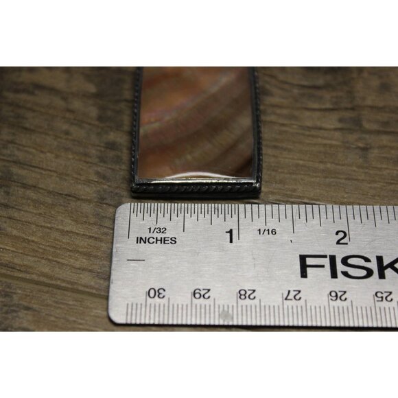 ExEx Claudia‎ Agudelo Pendant Necklace Sterling Abalone Mother of Pearl Jewelry - Picture 13 of 15